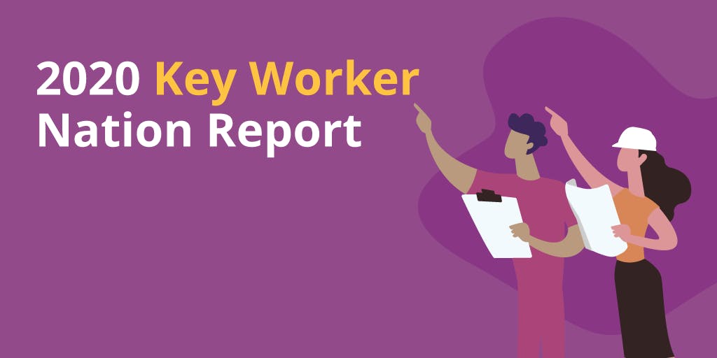 Graphic of 2020 Key Worker Nation Report