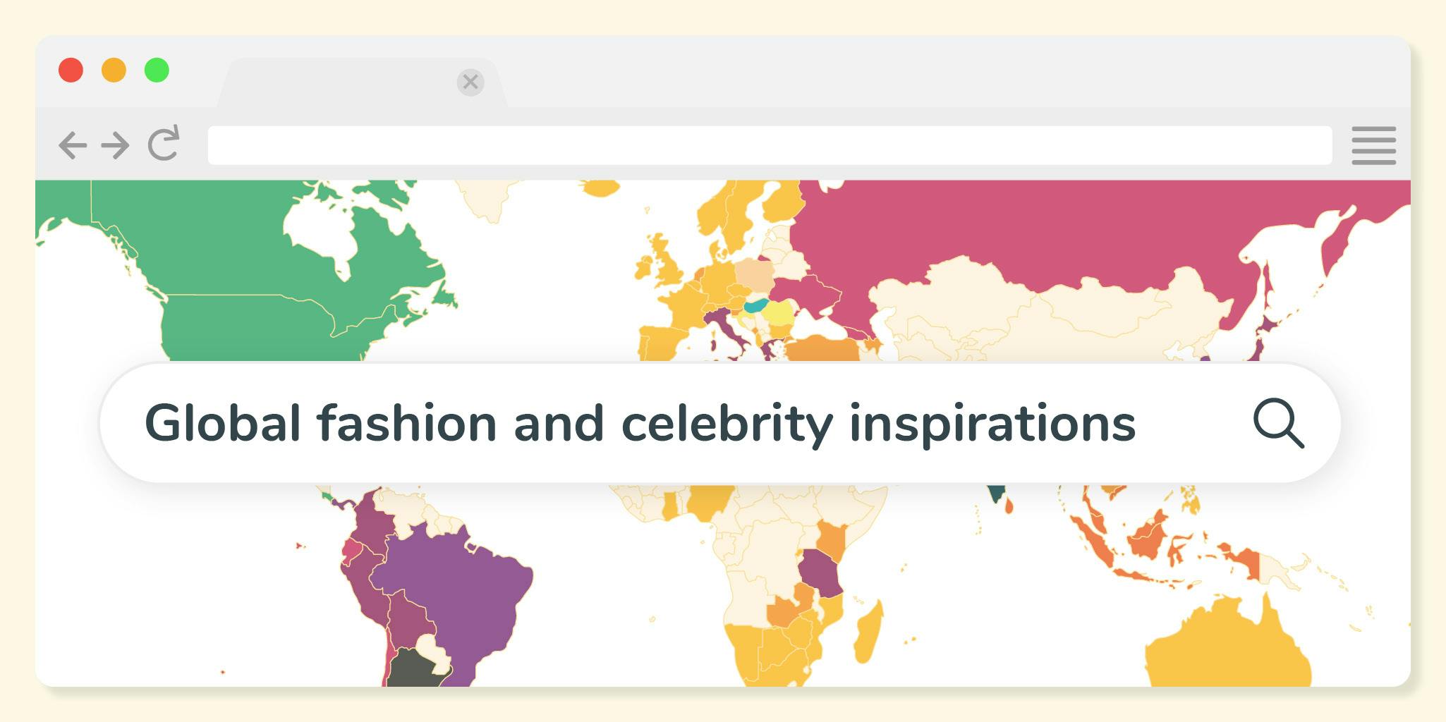 Header image graphic of Global fashion and celebrity inspirations