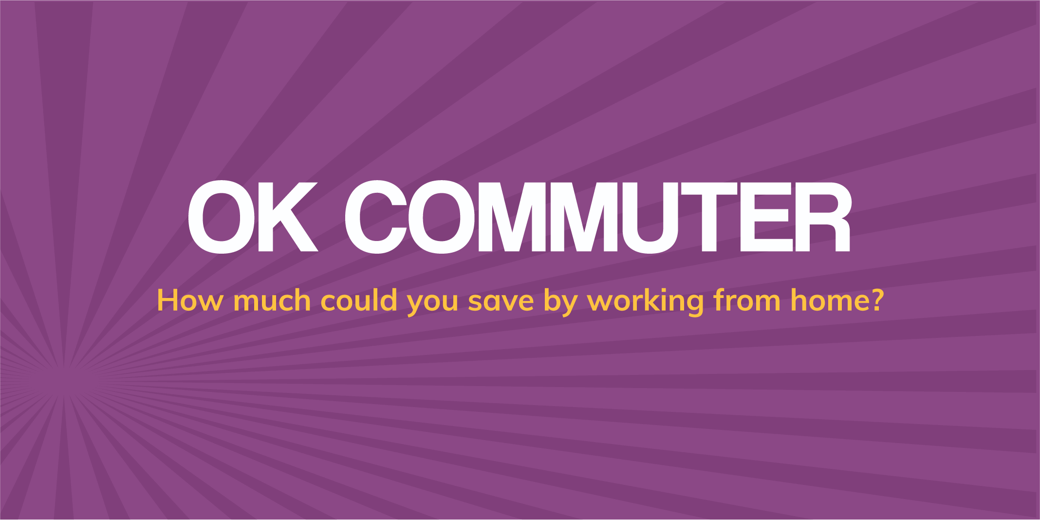 Graphic with words OK Commuter