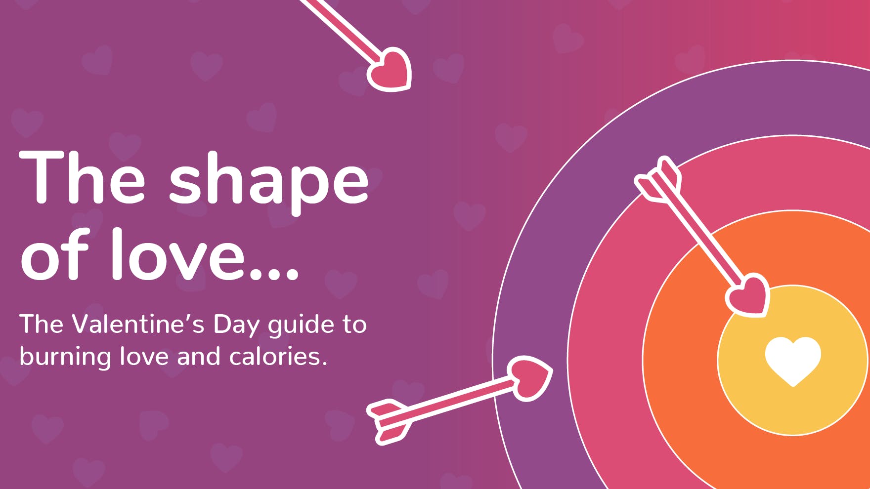 Graphic for the header of the shape of love guide